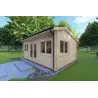 Casa in legno da giardino CAMILLA 6x4.20 44 mm, fronte lato destro