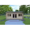 Casa in legno da giardino CAMILLA 6x4.20 44 mm, vista frontale