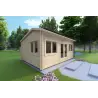 Casa in legno da giardino CAMILLA 6x4.20 44 mm, lato sinistro