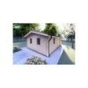 Casa di legno Dalia 5x7 44 mm, fronte lato destro