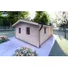 Casa di legno Dalia 5x7 44 mm, fronte lato destro