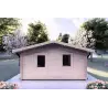 Casa di legno Dalia 5x7 44 mm, vista frontale