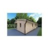 Casa in legno ALMA 6x11 44 mm, fronte lato destro
