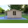 Casa di legno ADELE 8x6 44 mm, lato destro