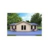 Casa in legno NOEMI 10x6 44 mm, vista frontale