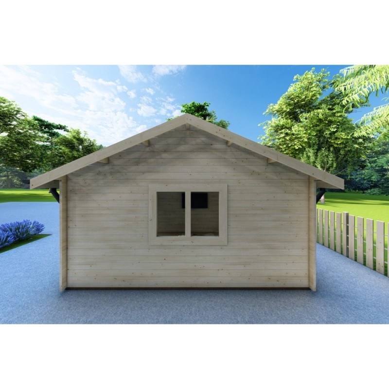 Casa in legno NOEMI 10x6 44 mm, lato destro