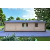 Casa in legno NOEMI 10x6 44 mm, retro