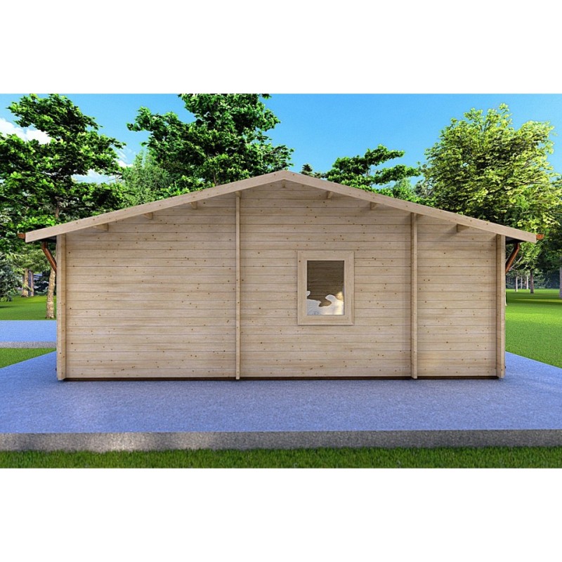 Casa di legno GIADA 10x7.2 44 mm, lato destro