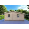 Casa di legno LARA 6x8 44mm, retro