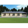 Casa di legno FIRENZE 8x12 44mm, , lato sinistro