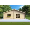 Casa in legno NIZZA 8x14.50 44mm, vista frontale