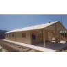 Casa di legno SOFIA 8x14.50 44mm, realizzazione fronte lato sinistro