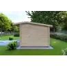 Casetta in legno AZZURRA 5x3 44 mm, lato destro