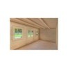 Casetta in legno AZZURRA 5x3 44 mm, interno