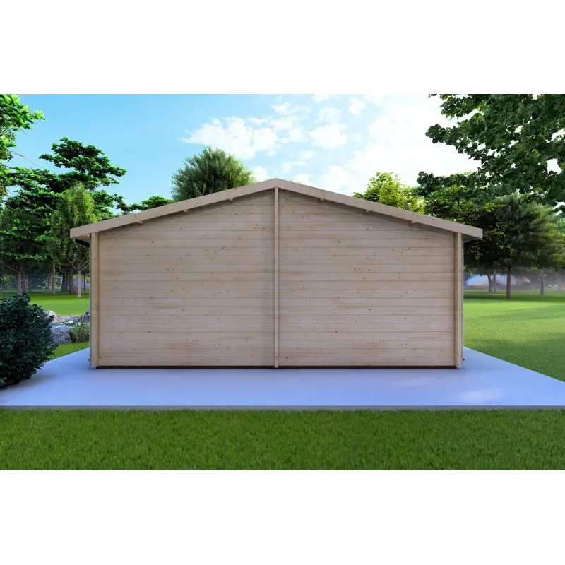Casetta da giardino IRMA 5x6 44 mm, retro