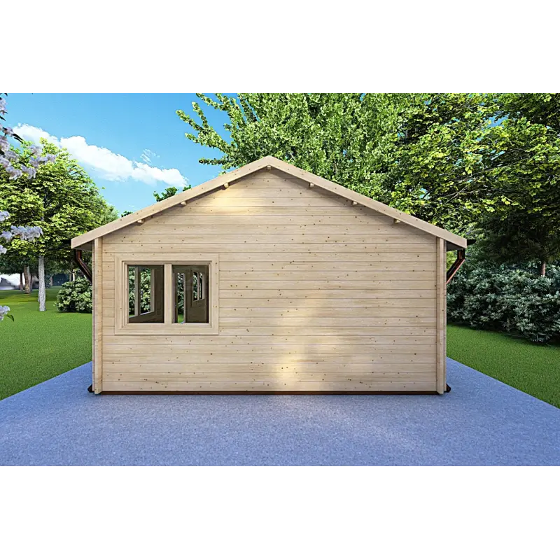 Casetta in legno VIOLA 6x4.2 44 mm, lato destro