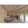 Casa in legno da giardino SONIA 5x4 44 mm, interno