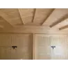 Garage di legno DOPPIO 6x6 44mm, realizzazione interno portoni
