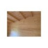 Garage di legno DOPPIO 6x6 44mm, realizzazione interno pareti