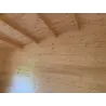 Garage di legno DOPPIO 6x6 44mm, realizzazione interno pareti