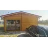 Casa di legno AUGUSTA 8x6 44 mm, realizzazione lato destro