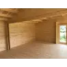 Casa di legno AUGUSTA 8x6 44 mm, realizzazione interno pareti