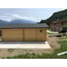 Casa di legno AUGUSTA 8x6 44 mm, realizzazione retro