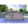 Casa di legno AUGUSTA 8x6 44 mm, lato destro