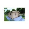 Casa di legno IRMA 6x6 44 mm, lato sinistro