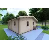 Casa di legno IRMA 6x6 44 mm, lato sinistro