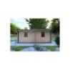 Casa di legno IRMA 6x6 44 mm, lato destro