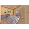 Casa di legno IRMA 6x6 44 mm, interno camera da letto