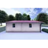 Casa di legno DALIA 6x8 44 mm, lato sinistro