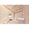 Casa di legno DALIA 6x8 44 mm, interno bagno