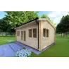 Casa in legno da giardino CAMILLA 5.5x4.2 44 mm, fronte lato destro