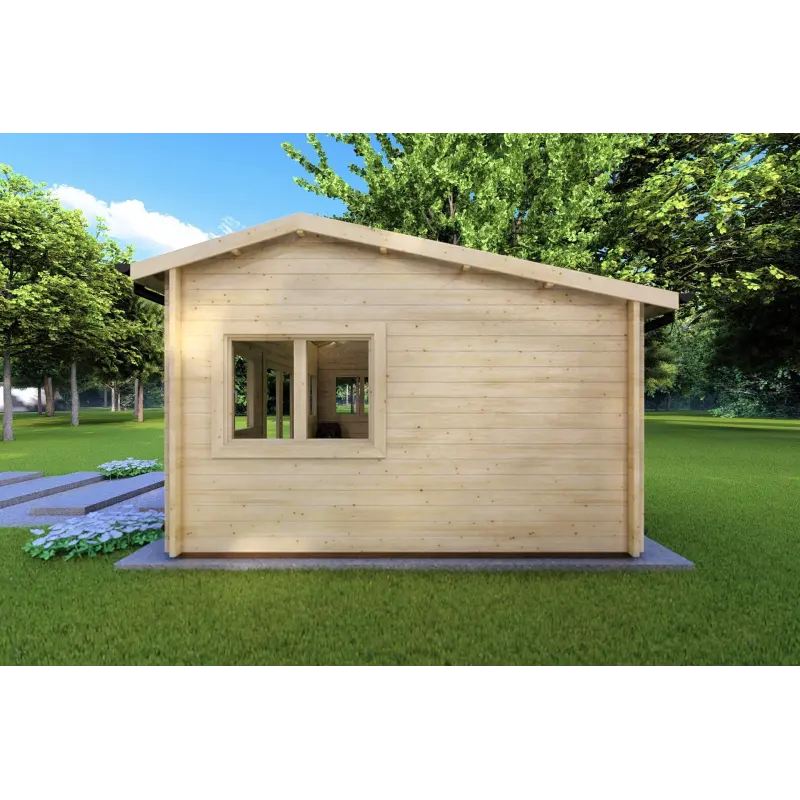 Casa in legno da giardino CAMILLA 5.5x4.2 44 mm, lato destro