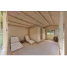 Casa in legno da giardino CAMILLA 5.5x4.2 44 mm, interno