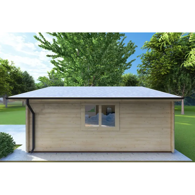 Casetta da giardino LELLA 5x5 44 mm, lato destro