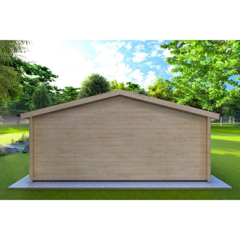 Casetta da giardino LELLA 5x5 44 mm, retro