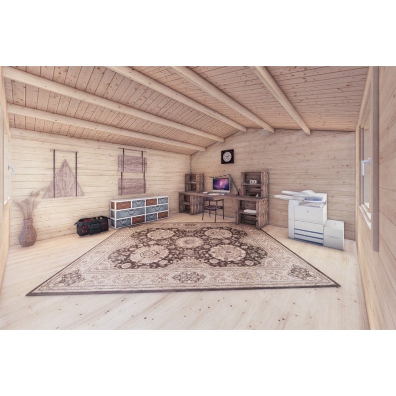 Casetta da giardino LELLA 5x5 44 mm, interno
