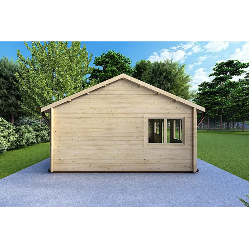 Casetta da giardino VIOLA 6x5.2 44 mm, lato sinistro