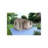 Casetta in legno SONIA 6x4 44 mm, fronte lato sinistro