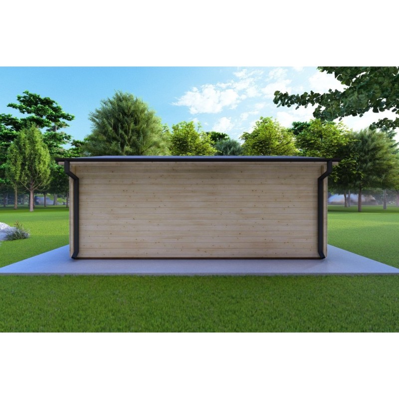 Casetta in legno SONIA 6x4 44 mm, retro