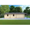 Casa in legno coibentata ALMA 6x11 44/100/44 mm, lato destro