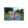 Casa coibentata in legno ALMA 6x12 44/10/44 mm, fronte lato destro