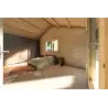 Casa di legno coibentata NOEMI 10x6 44/100/44 mm, interno camera da letto