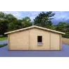 Casa coibentata in legno GIADA 10x7.20 44/100/44 mm, lato destro