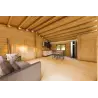 Casa coibentata in legno GIADA 10x7.20 44/100/44 mm, interno open space