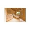 Casa coibentata in legno GIADA 10x7.20 44/100/44 mm, interno bagno