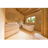 Casa coibentata in legno GIADA 10x7.20 44/100/44 mm, interno bagno